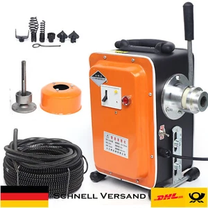 20M Rohrreinigungsmaschine Elektrisch Rohrreiniger Rohrreinigungsspirale 750W - Bild 1 von 17