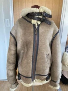 AVIREX B-3 Flight Jacket Mouton Size 36 Used Japan - Picture 1 of 10