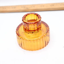 Taper Glass Candlestick Holders - Incomplete / What's Shown Only