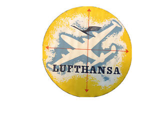 Deutsche Lufthansa Travel Flight Logo Airline Luggage Label Decal STICKER #4405