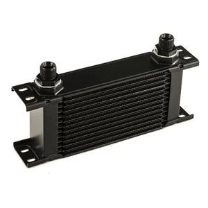 JJC Motorsport Oil Cooler (13 Row, 170mm Matrix, 1/2in BSP Male) - Alloy, Black - Afbeelding 1 van 3