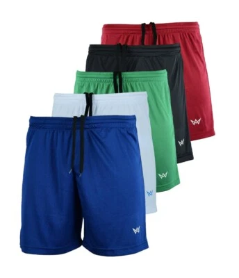 Mens Shorts Football Dri Fit Park Gym Training Sports Running Short Apex Wear - Image 1 of 4