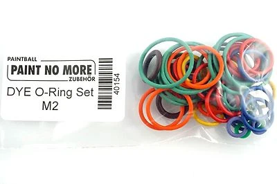 Dye M2 M3 M3+ O-Ringe O-Rings 58 Stück Dichtungen Dichtungsset PaintNoMore 40154