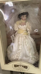 Franklin Mint Vom Winde verweht Puppe Scarlett O'Hara Braut Puppe 16 Zoll - Bild 1 von 10