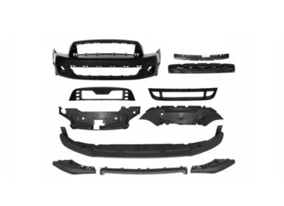 Fits 10-14 Ford Mustang Front Bumper Cover GT500 Style Conversion w/ Grille  - Image 1 of 4