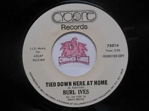 Burl Ives: One More Time Billy Brown / Tied Down Here at Home, 45 RPM EX (Q3) - Picture 1 of 2