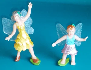 Safari Ltd Fairies Miniature Toy Figurine loose Lot of 2  1 inch tall - Picture 1 of 1