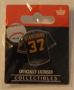 Washington Nationals "Stephen Strasburg Navy Blue Jersey" lapel pin BRAND NEW - Picture 1 of 2