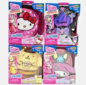 Real Littles HELLO KITTY Mini Backpack CHOOSE Kuromi Pompompurin My Melody NEW - Picture 1 of 6