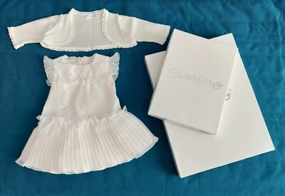 Vestitino e Coprispalla Battesimo Occasioni Speciali Bimba marca CICCINO - Immagine 1 di 4