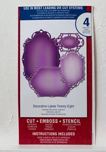 Spellbinders Dies - Nestabilities - Decorative Labels Twenty-Eight - Picture 1 of 4