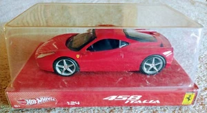 Hot Wheels Ferrari 458 Italia #BCK04 Brand New Unsealed 2013 Red 1:24 RARE ITEM - Picture 1 of 4