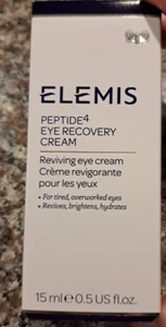 Crema de recuperación de ojos Elemis Peptide4 0,5 fl. nueva en caja Revive, ilumina, hidrata oz - Imagen 1 de 8