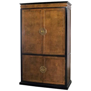 Chinoiserie entertainment cabinet or storage armoire by Century Furniture - Picture 1 of 6