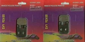 Pastillas de freno de disco Scorpa TY-S 125F Enduro 2003-2004 delanteras y traseras (2 juegos) - Imagen 1 de 1