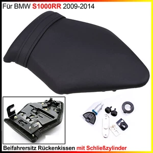 Cojín trasero del acompañante con cilindro de cierre para BMW S1000RR 2009-2014 - Imagen 1 de 11
