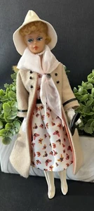 Vintage Barbie Doll Clone Dress & Coat Clothing Hand Made Custom Set - Picture 1 of 23
