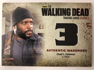 WALKING DEAD Season 3 Cryptozoic : Chad L. Coleman TYREESE M32 Wardrobe - Picture 1 of 1