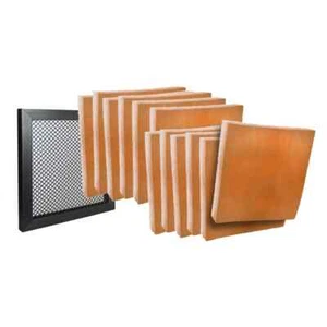 19-7/8 x 21-1/2 x 1 Pads-N-Frame (12) MERV8 HVAC Orange Filters & (1) Frame - Picture 1 of 6