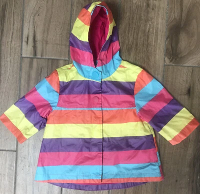Next Baby Girls Waterproof Jacket Mac Coat 6-9 Months - Image 1 of 4