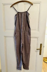 Sublevel, Damen, Jumpsuit, Grau, Gr 34/XS, Lang, Spaghettiträger, Overall, NEU!! - Bild 1 von 7