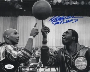 Autographed Meadowlark Lemon 8x10 Harlem Globetrotters photo w/JSA COA - Picture 1 of 1