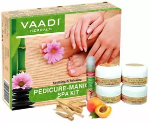 Vaadi Herbals beruhigendes und erfrischendes Pediküre Maniküre Spa Set, 135g - Bild 1 von 2