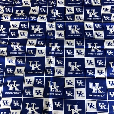 University of Kentucky UK Fabric -NCAA Collegiate Cotton 1/2 Yard x 43" - Image 1 of 4