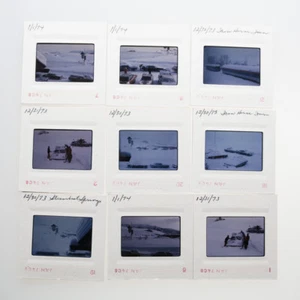 Tobogán Kodachrome 1973 74 Steamboat Springs Iron Horse Inn Pullman Lounge de colección - Imagen 1 de 3