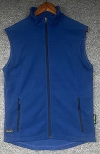 Wintergreen Northern Wear Fleece Weste Herren Small blau durchgehender Reißverschluss leicht Polartec - Bild 1 von 10