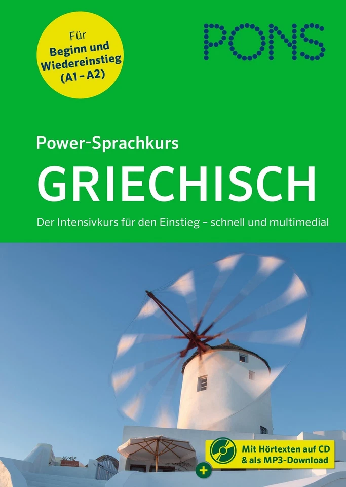 PONS Power-Sprachkurs Griechisch: Der Intensivkurs für Anfänger mit MP 3 downloa - Bild 1 von 1