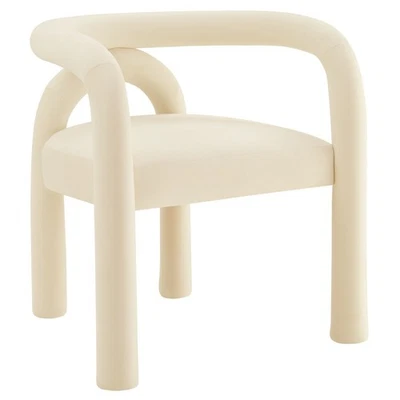 Astrid Performance Velvet Dining Chair - Image 1 of 4