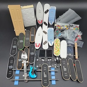 Large Lot of Braille Skateboarding and Tech Deck Mini Fingerboards Skateboards + - Picture 1 of 11