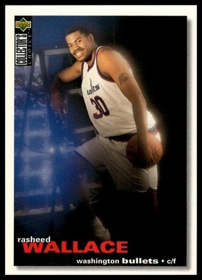 1995-96 Collector's Choice #239 Rasheed Wallace - Image 1 of 2