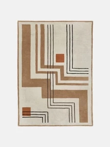 Hand Tufted Rug Crawford Handmade Wool Silk Carpets For Bedroom Aesthetic Rug - Picture 1 of 2