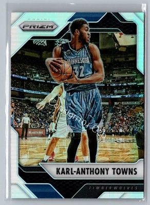 2016-17 Panini Prizm #262 Karl-Anthony Towns Silver Prizms - Image 1 of 2