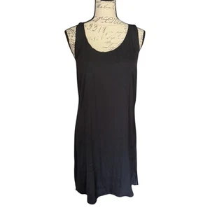  Vestido camisero negro sin mangas Trouve talla pequeña - Imagen 1 de 6