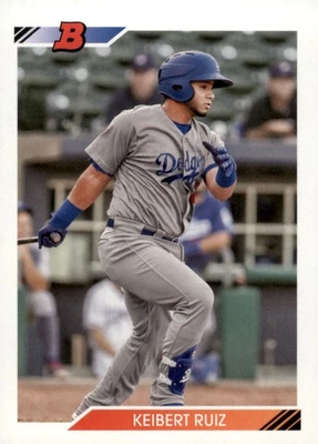 2020 Bowman Heritage #BHP-143 Keibert Ruiz Los Angeles Dodgers Prospects - Image 1 of 2