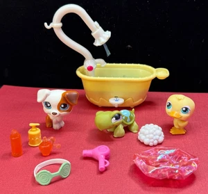 ❤ Littlest Pet Shop ❤ Squeaky Clean Pets Set #149, #150 & #151 - Authentic LPS - Picture 1 of 7