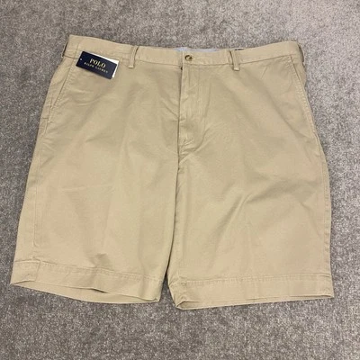 Polo Ralph Lauren Shorts Mens 42T Tan Chino Stretch Classic Fit 10” TALL NEW $98 - Image 1 of 4
