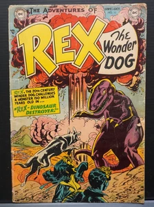 Rex the Wonder Dog 11 DC 1953 Gil Kane Art Atomic Bomb Trex Cover Rare PreCode - Picture 1 of 3