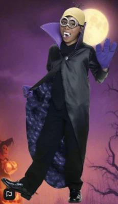 Disfraz de Drácula Minion para niño talla 8-10 años Foto 1 de 4