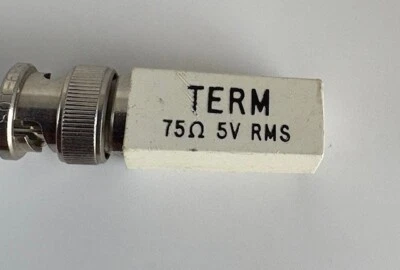 TEKTRONIX 011-0102-00 Precision Termination 75 OHM; 5V  RMS - Image 1 of 4