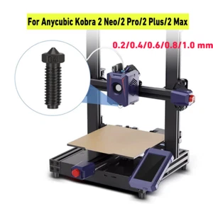 Volcano Nozzle For Anycubic Kobra 2 Neo/2 Pro/2 Plus/2 Max Hardened Steel 1.75mm - Picture 1 of 9