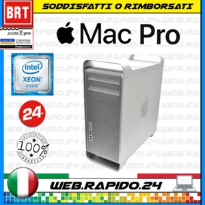 PC DESKTOP COMPUTER APPLE MAC PRO A1186 (2009) XEONÂ RAM 12GB HDD 1000GB MAC OS - Foto 1 di 9