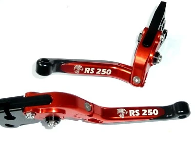 APRILIA RS250 1998 - 2003 FOLDING EXTENDING BRAKE & CLUTCH LEVERS SET RACE TS220 Foto 1 de 4