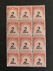 1/534 US Stamp Due J90 2c Large Block Of 8 MNHOG Great Clean Fresh Coll