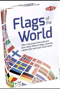 Tactic Games Flaggen der Welt Familienspiel | für 2-6 Spieler - Bild 1 von 6
