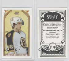 2003-04 Topps C55 Mini Stanley Cup Back Patrice Bergeron #148 Rookie RC