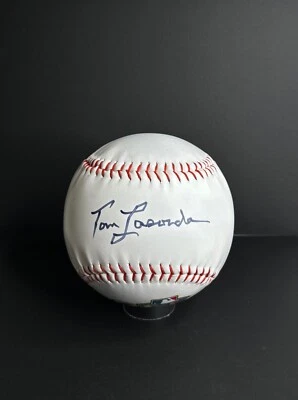 Tommy Lasorda Signed 2013 Spring Training Jumbo Baseball LA Dodgers Global/PSA - Image 1 of 3
